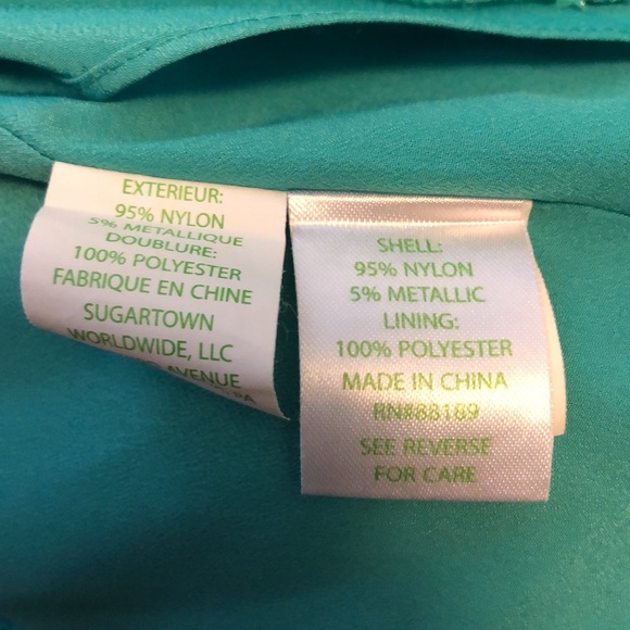 Lilly Pulitzer Green Lace Dress SZ S - Picture 7 of 8